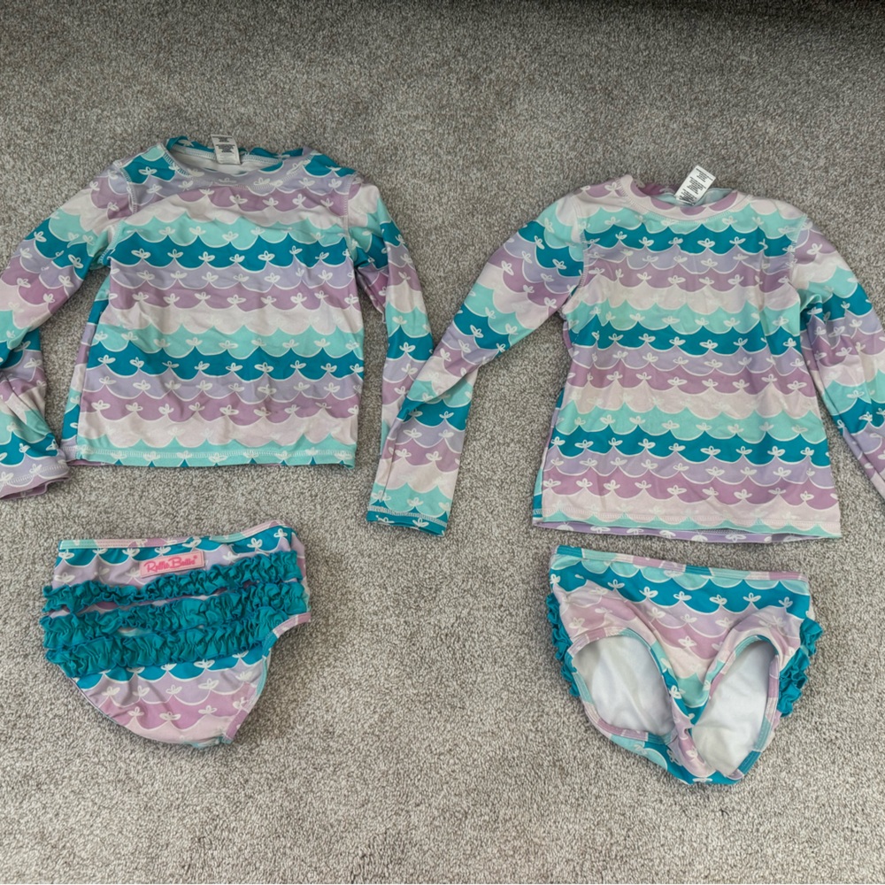 Ruffle Butts matching swimsuits
